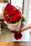 3 Red Rose Bouquet