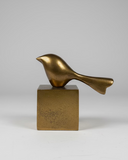 Gold Bird Bookends