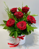 FOREVER YOURS 6,12,18 or 24 Red Rose Arrangement