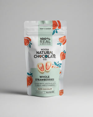 White Chocolate Covered Strawberries