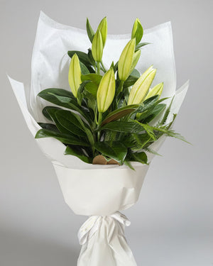 White Lily Bouquet