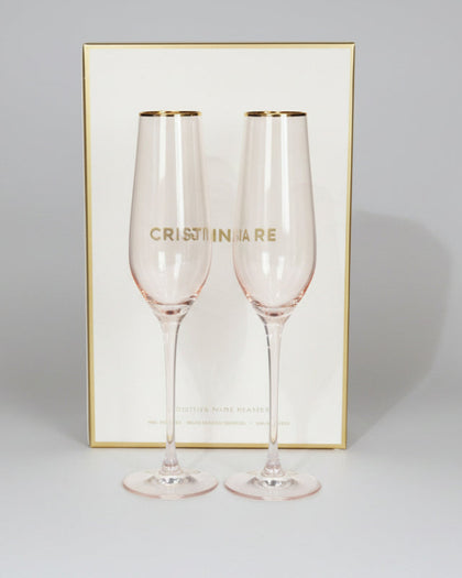 CR Champagne glasses